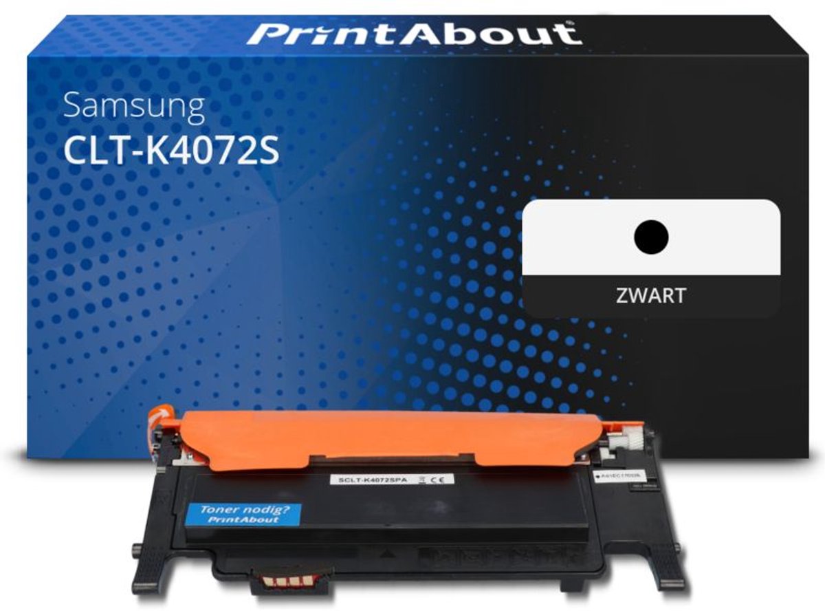 PrintAbout CLT-K4072S toner zwart compatible voor Samsung