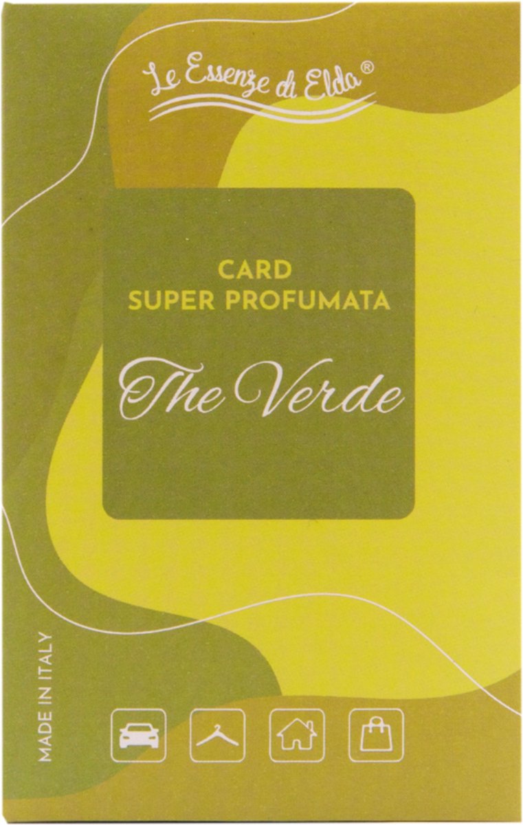 Wasparfum Geurkaart - Le Essenze di Elda - The Verde