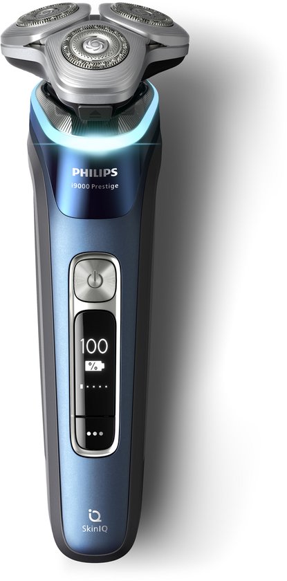 Philips Shaver i9000 Prestige Elektrisch Scheerapparaat Voor Mannen - Met Quick Clean Pod - Blauw - XP9201/30