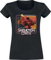 T-shirt rétro Star Wars Skeleton Crew - Noir L Femme