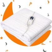 Bol.com Sleep Comfy Elektrische Deken - Onderdeken met Instelbare Warmte - Wasbaar - Timerfunctie - Luxe Verwarmde - Veilig en G... aanbieding