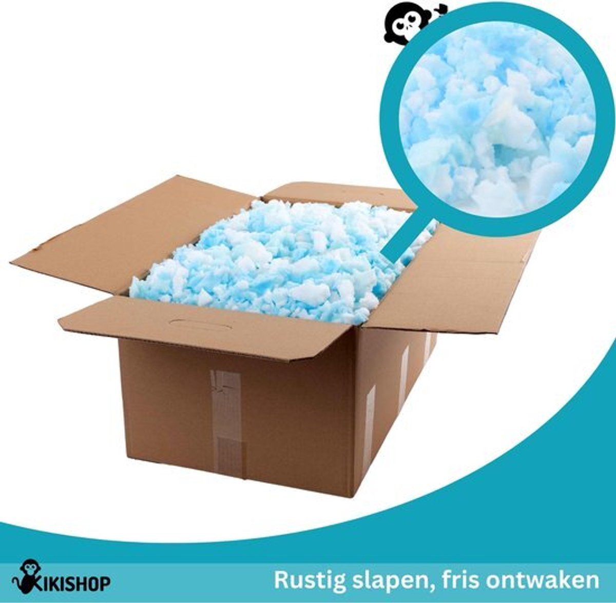 Schuimvlokken Kussenvulling – Polyether Vlokken – Voordeelverpakking 100L – Perfect voor Kussens, Zitzakken & Meubelvulling