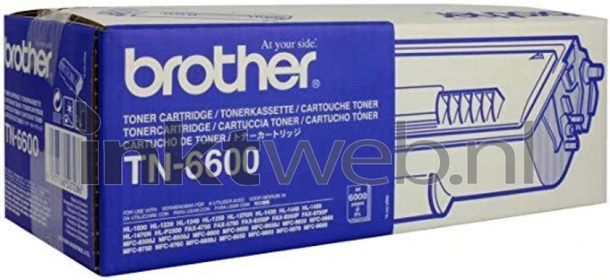 Brother TN-6600 zwart Toner