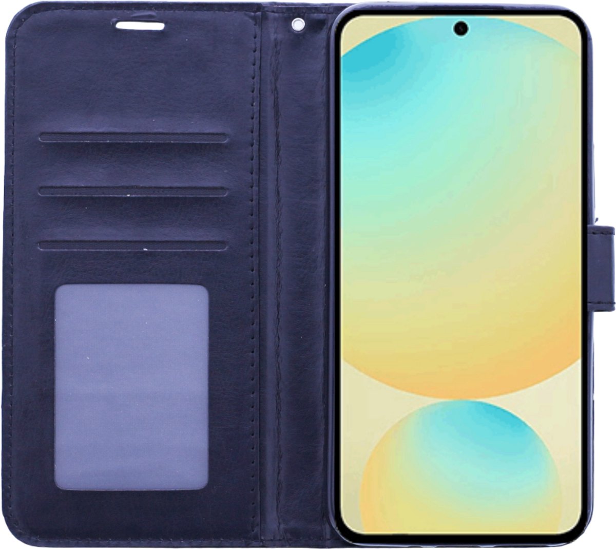 Portemonnee Book Case Hoesje Geschikt voor: Samsung Galaxy A56 - Zwart