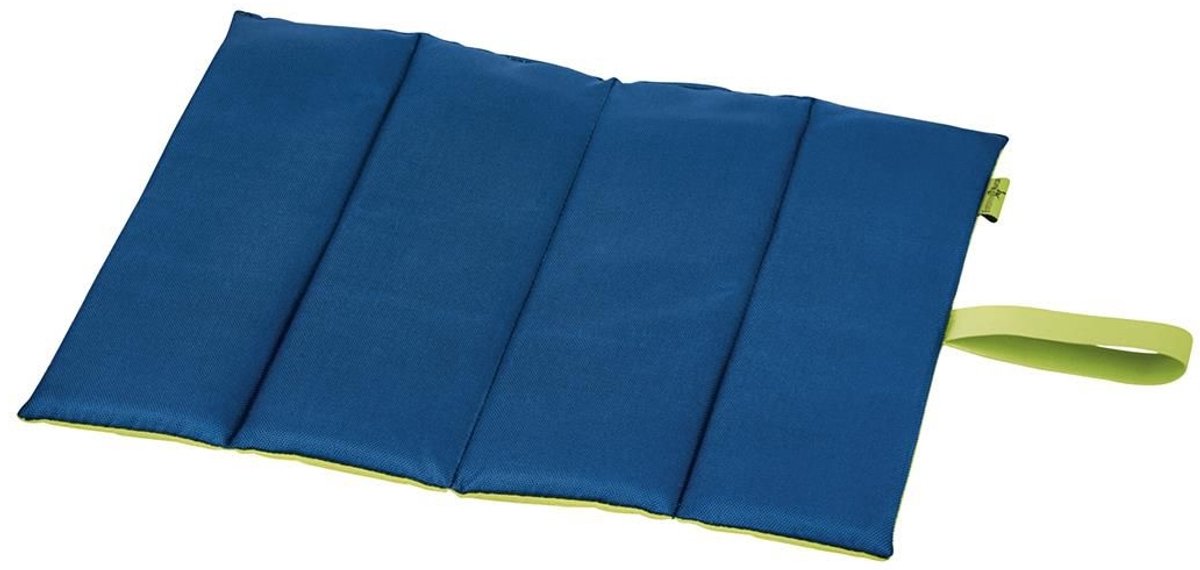 Moses Opvouwbare Zitmat Expeditie 31 X 35 Cm Blauw/groen