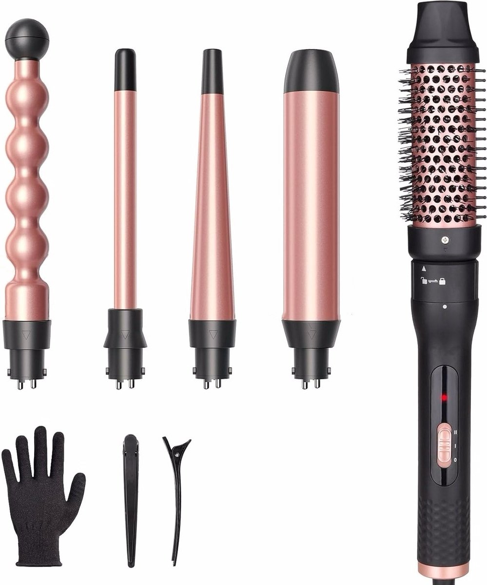 BOTC Krultang met opzetstukken - 5 in 1 - Airstyler - BOTC - €39,98