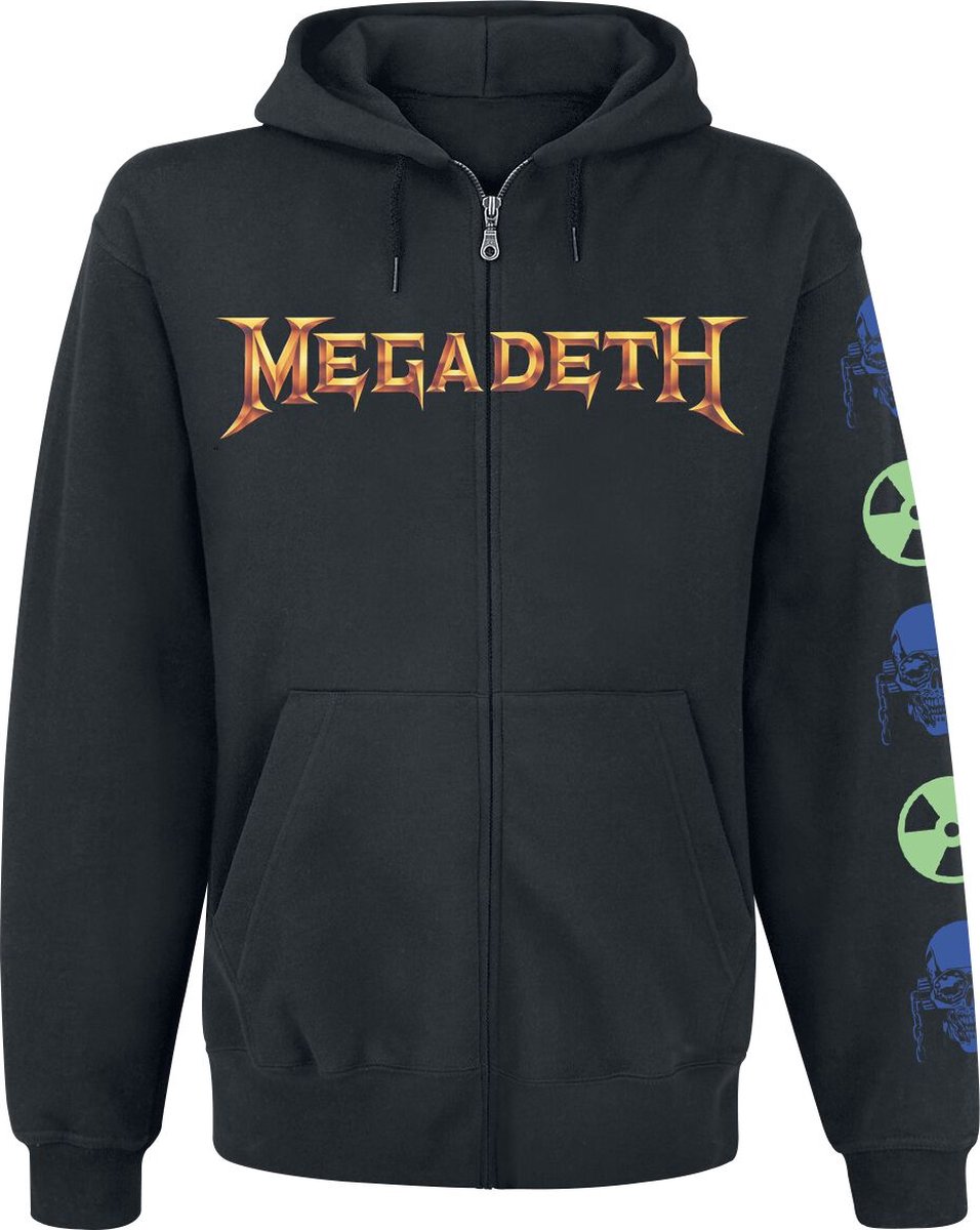 Megadeth Rust in Peace Heren Vest met capuchon - zwart - XXL