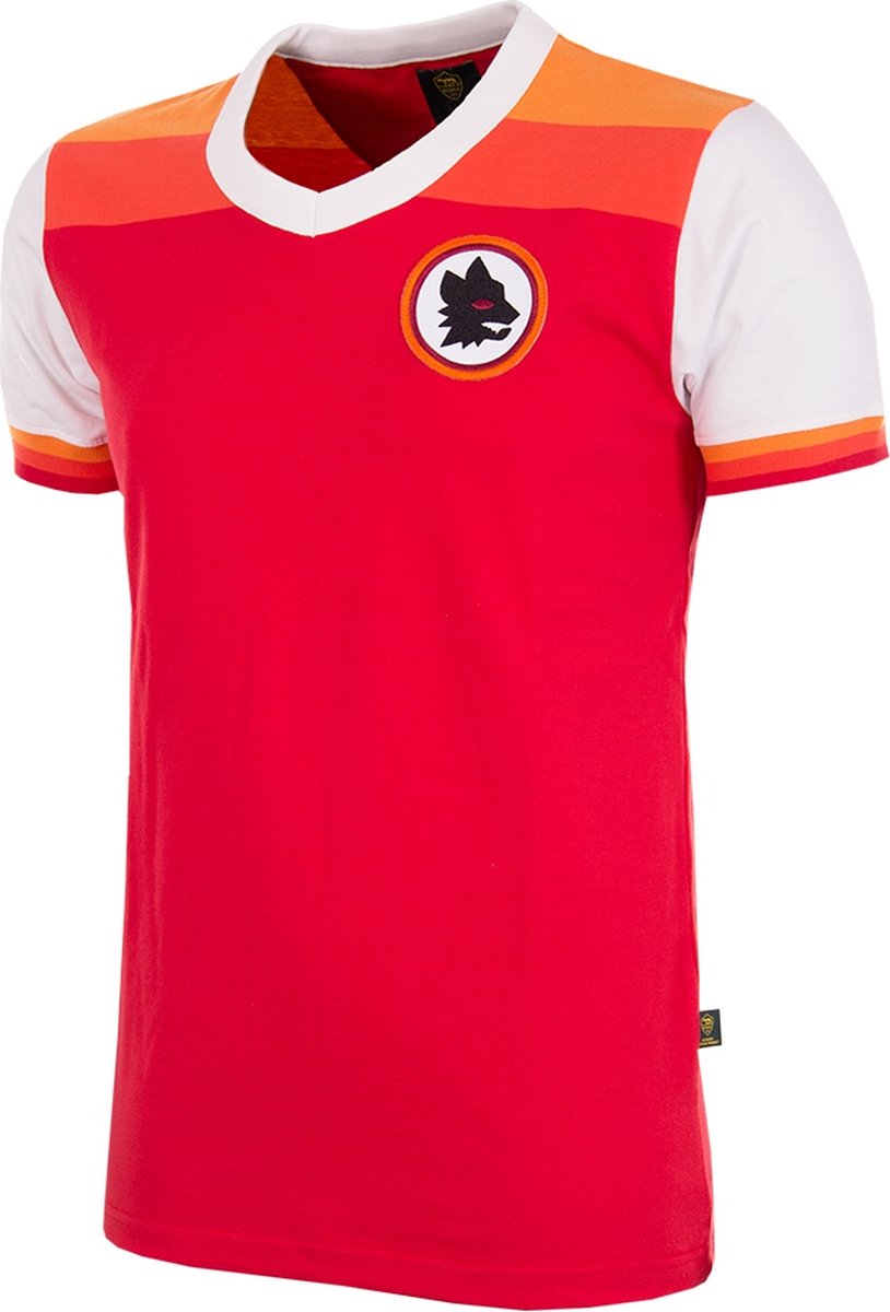 COPA - AS Roma 1978/79 Retro Voetbalshirt - Heren - Rood - XL