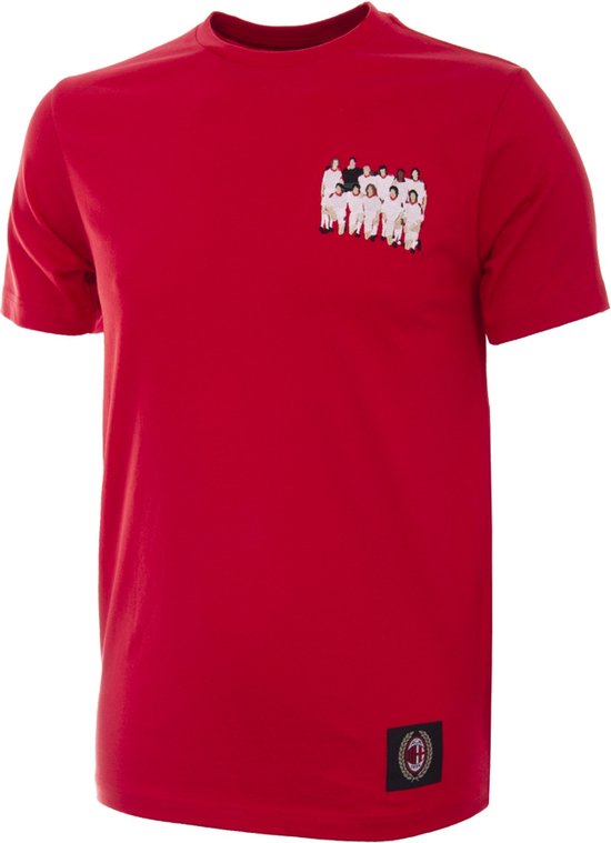 Foto: Copa ac milan cl 2003 team embroidery t shirt mannen rood m