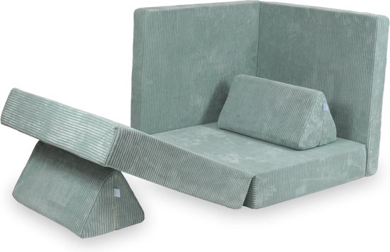 Montessori Speelbank Comfort Corduroy Licht Mint van Childhome — afbeelding 3