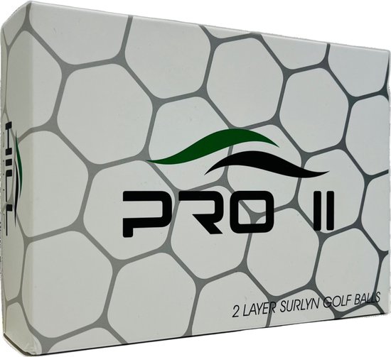 Hill Golf PRO II - Golfballen - wit - 12 stuks