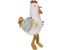 Little Dutch - Activiteitenknuffel kip 25cm - Little Farm