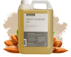 ZenGrowth® Zoete Amandelolie 5 Liter – huidolie – 100% natuurlijk – Amandel Massageolie – zachte en gladde huid