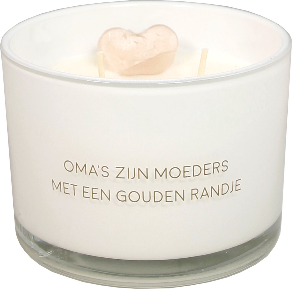 MY FLAME - Sojakaars - Oma's zijn moeders met een gouden randje - 11 x 8 cm - 75 branduren - Fresh Cotton