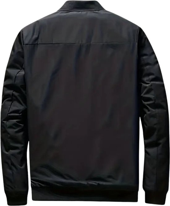Nivard Windjas Heren - Parka - Lente & Herfst - Jas - Volwassen - Windjack - Windbreaker - Outdoor - Zwart - XS