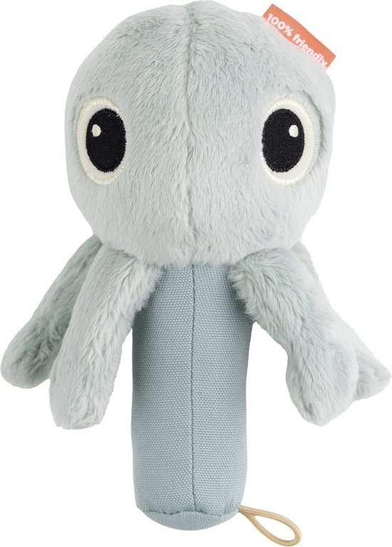 Done By Deer Sensory Rammelaar Mirror Jelly Blue