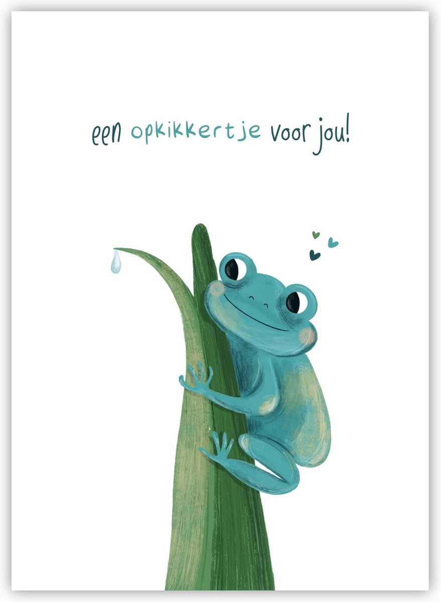 Beterschapskaart | Een opkikkertje voor jou! | Beterschap | Opkikker | Wenskaart | Ansichtkaart | A6 | Duurzaam | Kaartje | Ziekte