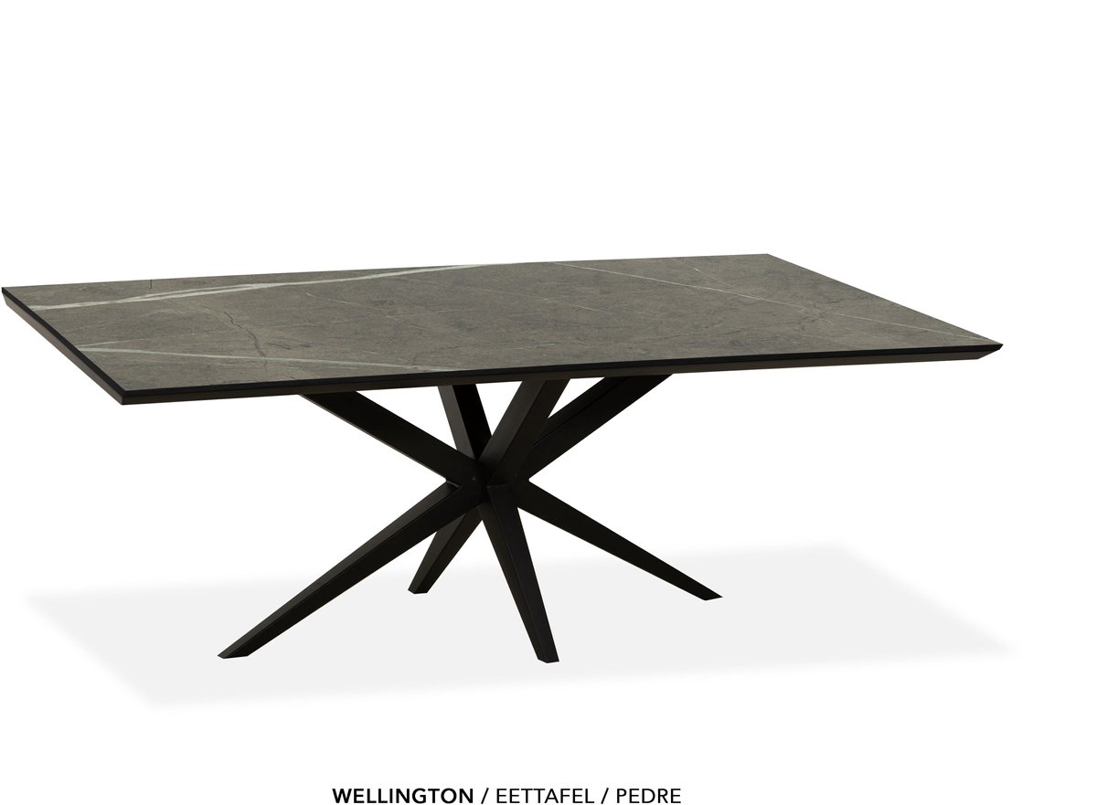 Maxfurn - Eettafel | Zeer krasvast | Kleur: Pedra| Afmeting 190x90cm