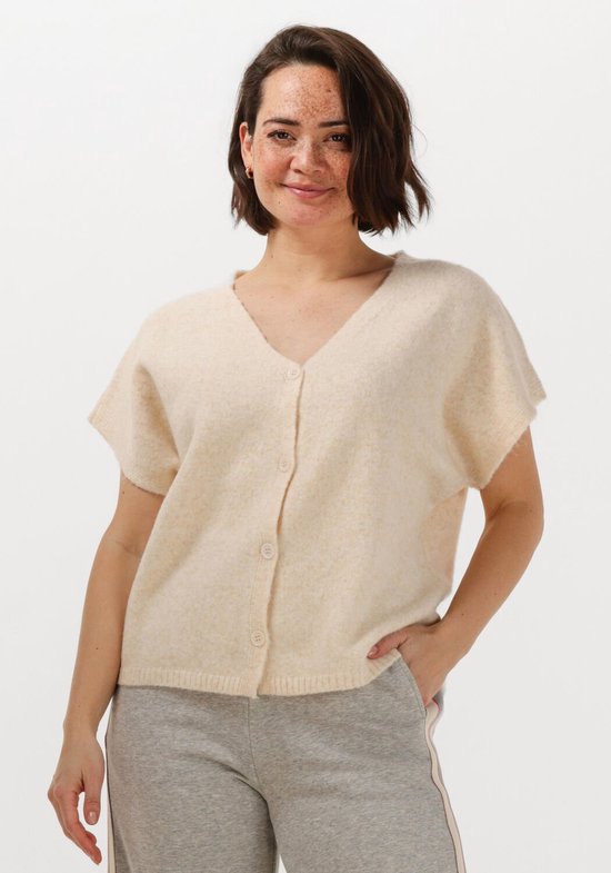 Ydence Cardigan Amelie Pulls et Gilets Femme - Pull - Sweat à capuche - Gilet - Écru - Taille S