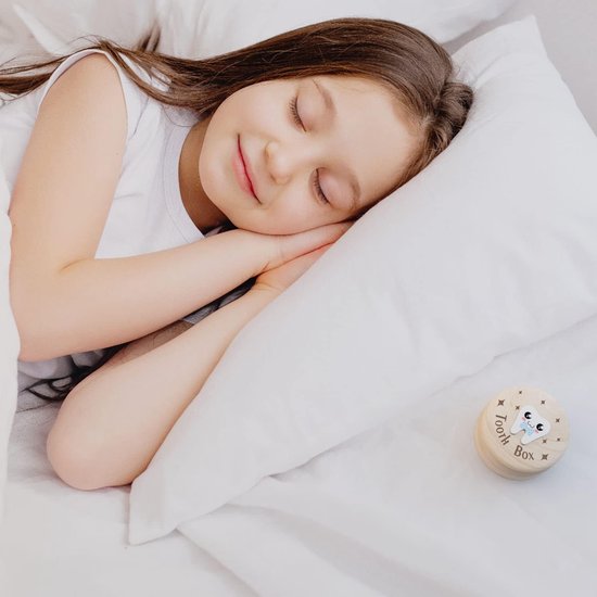 Tandendoosje-tandendoosje jongens-Kraamcadeau-Baby cadeau-tandendoosje meisjes-Inclusief 1 kleine tang-tandendoosie hout-Sectie A van Merkloos — afbeelding 5