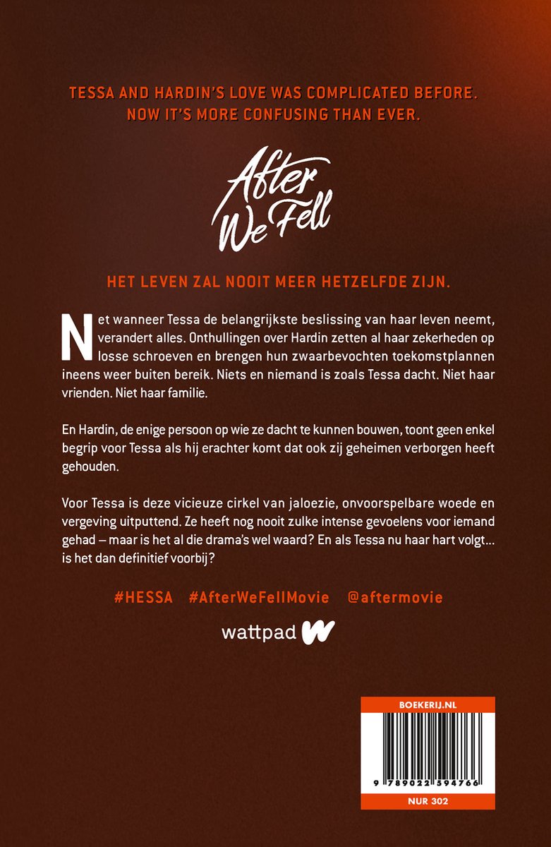After 3 - After We Fell - back cover