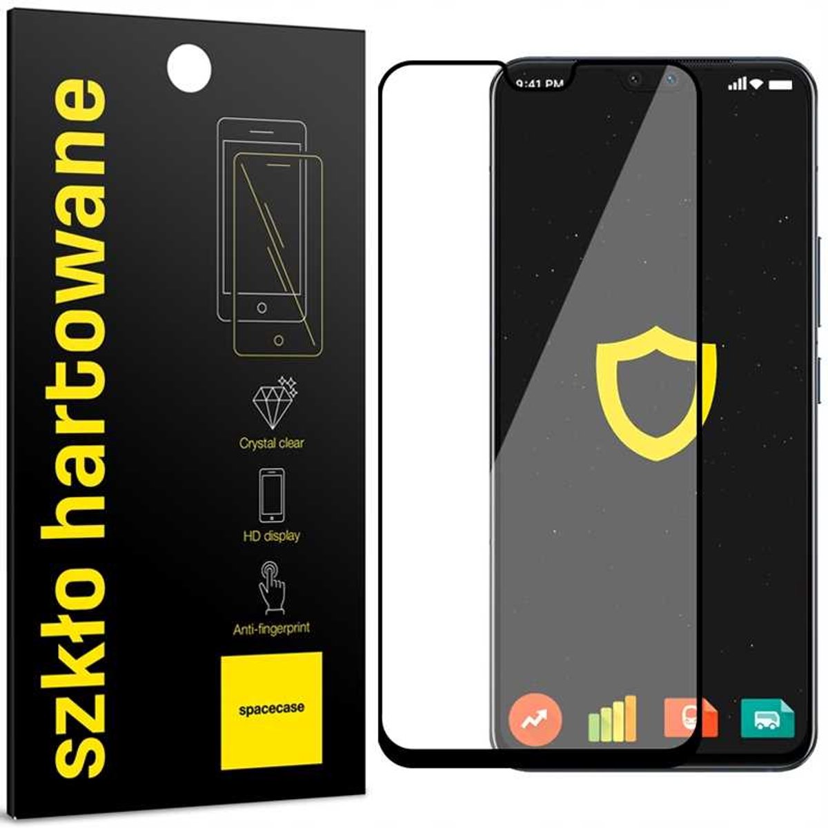 Spacecase 5D Gehard Glas Voor Vivo V23 5G Beschermscherm