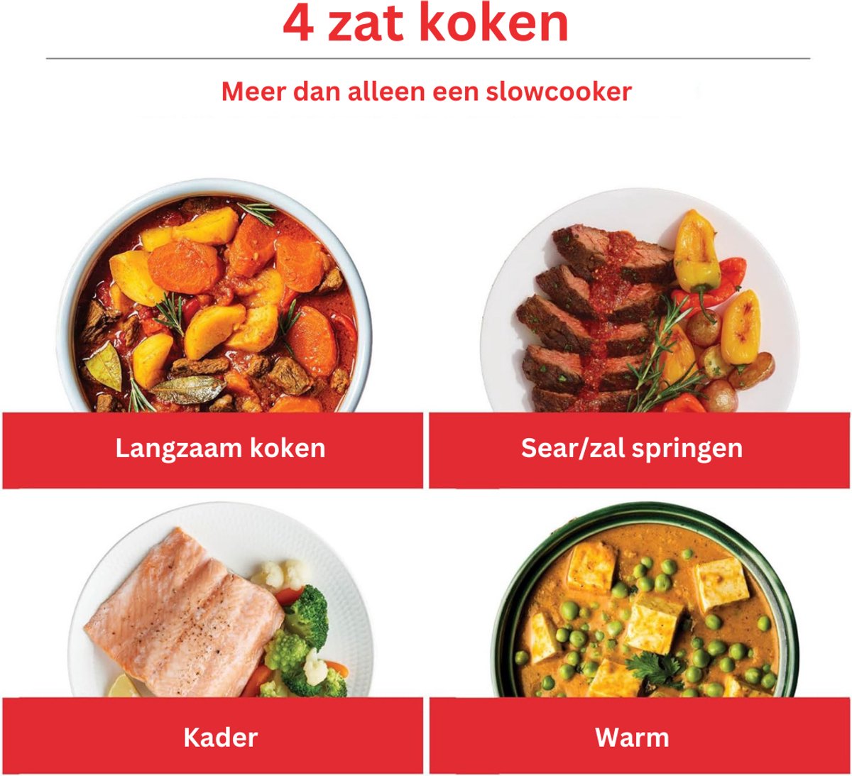 ApexArte® Slowcooker met Timer - Keramische Binnenpan - Hotpot - Zwart – foto 6