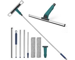 Professionele Vloertrekker met Siliconenrubber Lemmet - Ideaal voor Glasreiniging en Vloeronderhoud