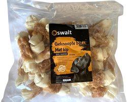 Oswalt Geknoopte Bot met Kip – 20 stuks – 900 Gram - Hondensnack