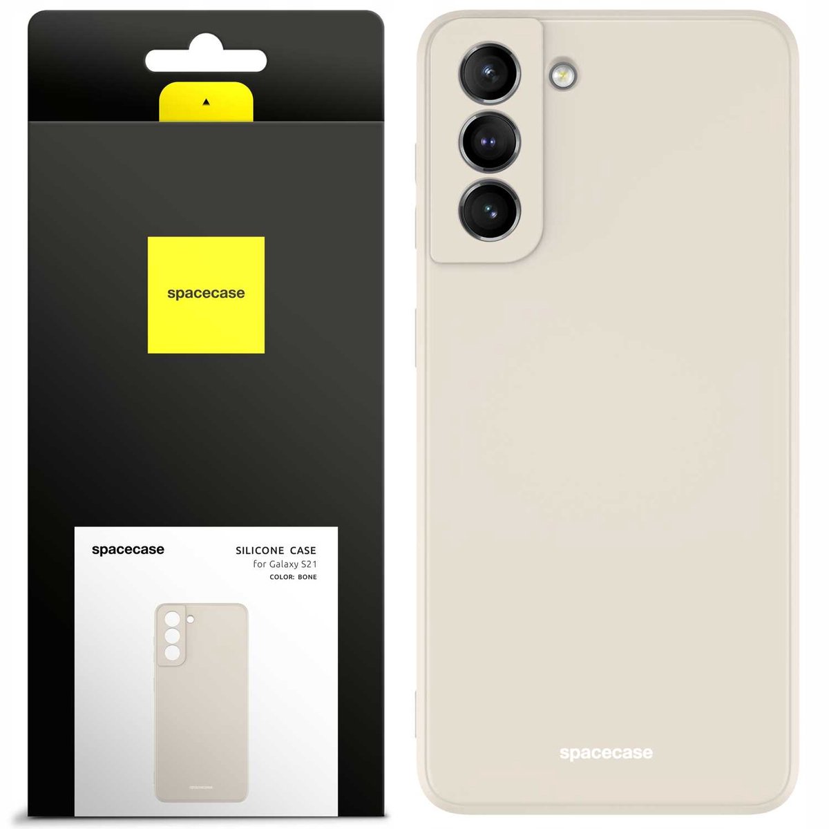 Spacecase Siliconen Hoesje Voor Samsung Galaxy S21 Botbescherming