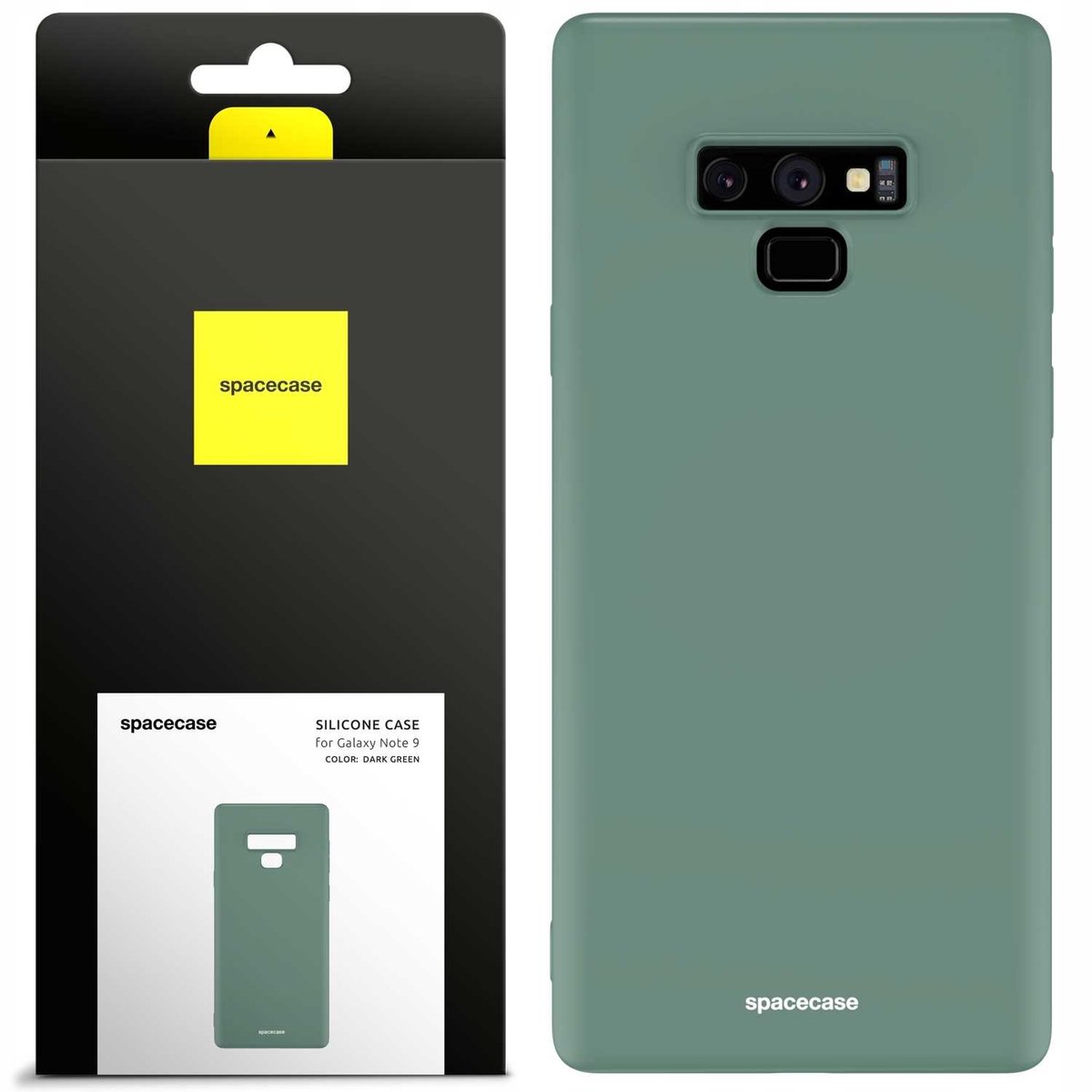 Spacecase Siliconen Case Cover Voor Samsung Galaxy Note 9 Groen