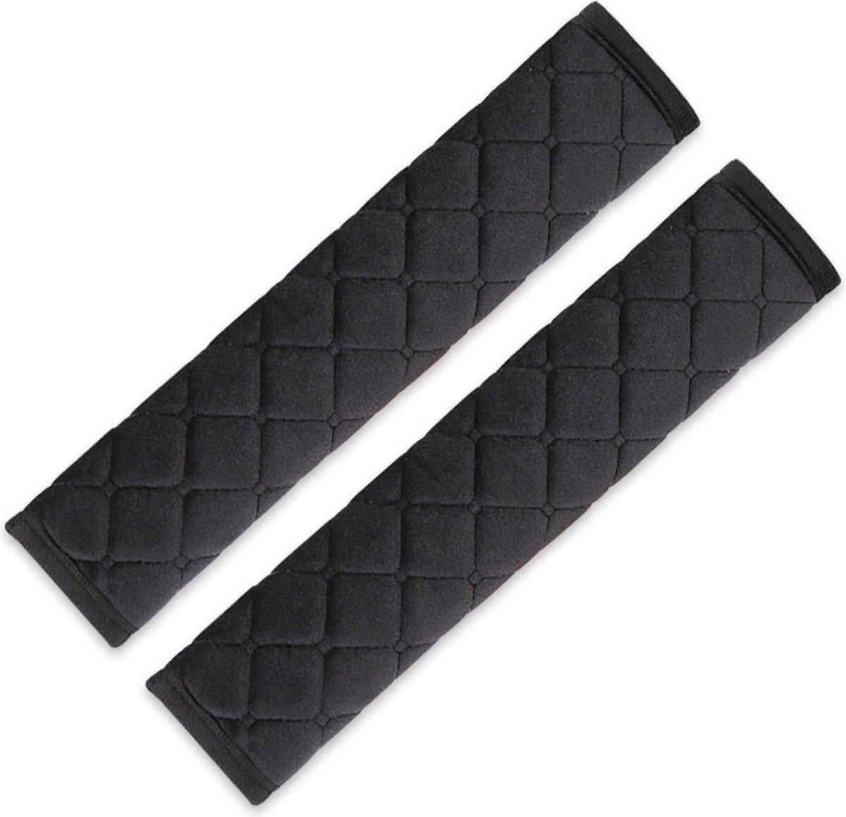 Image of *** 2x autogordelkussen in handige - Geniet van een zorgeloze reis met de perfecte bekleding voor jouw autogordel - Zwart Comfort Auto Reizen van Heble® ***