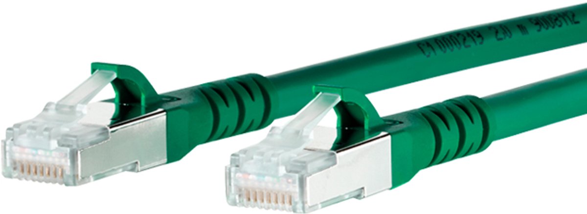BTR NETCOM - Cat6A netwerkkabel - Groen - 0,5 meter