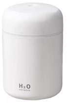 Aroma diffuser 300ML - Aromatherapie - Geur Verdamper - Luchtbevochtiger met Sfeer en nachtlampje - Vernevelaar - Humidifier - Etherische Olie - Wit