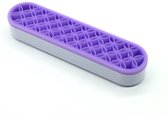 Make up borstel houder draagbare make-up organizer Cosmetische opbergbox make-up kwasten Paars