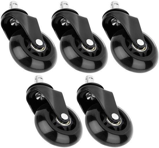 2 inch bureaustoelwielen, vervangende draaistoelwielen, zware 2 inch bureaustoelwielen, vervangende draaistoelwielen, zware