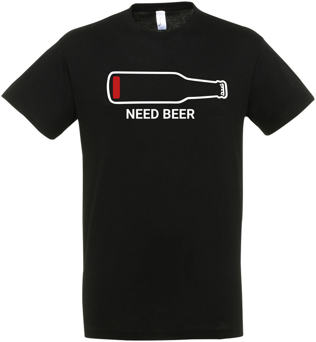 Need beer T-shirt - Bier t-shirt - CraftBeer - Proost - Heren - grappige drank feest teksten en zinnen - bierpakket kado idee - Maat 3XL