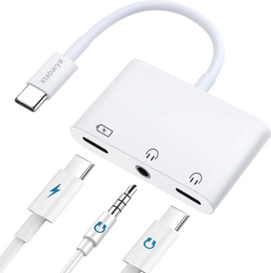 Apple USB C naar 3,5 mm koptelefoonaansluiting Apple USB C naar 3,5 mm koptelefoonaansluiting