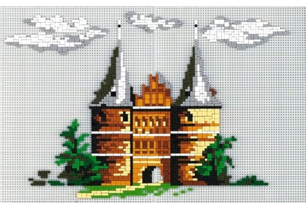Stickit Lübecker Holstentor, ca. 1.750 delig