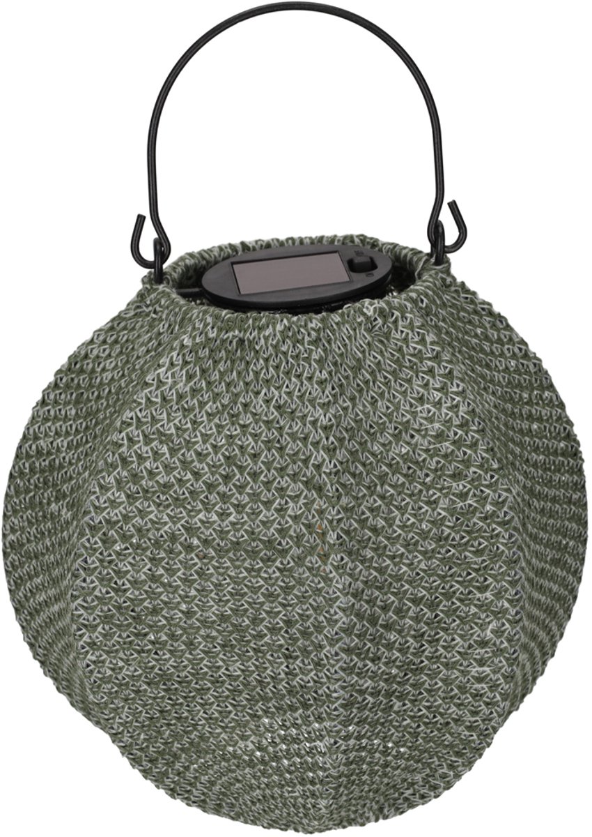 JENS Living Solar Lantaarn Indy Groen/Wit