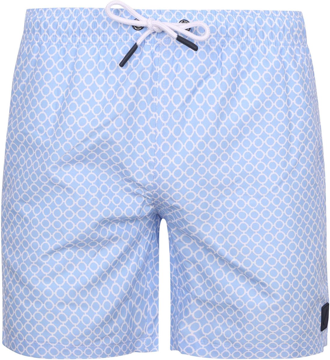 Suitable Zwembroek Circle Chain Lichtblauw - Maat S - Heren zwemshort - Sneldrogend