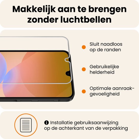 Étui à rabat pour Samsung A26 avec 2 Bookcase de protection d'écran - Or rose