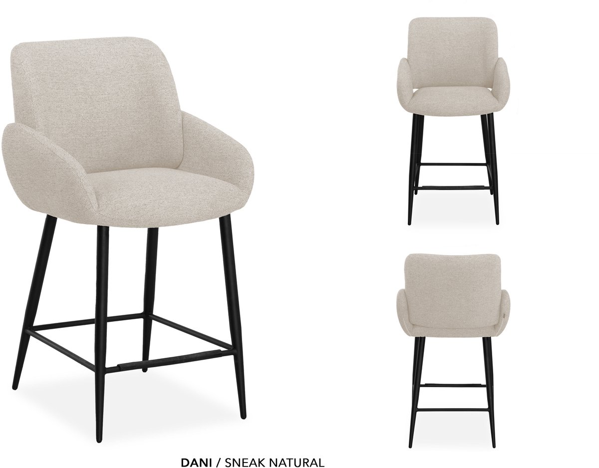 MX-Sofa - Barstoel Dani / Kleur: Natrual | per 2 stuks