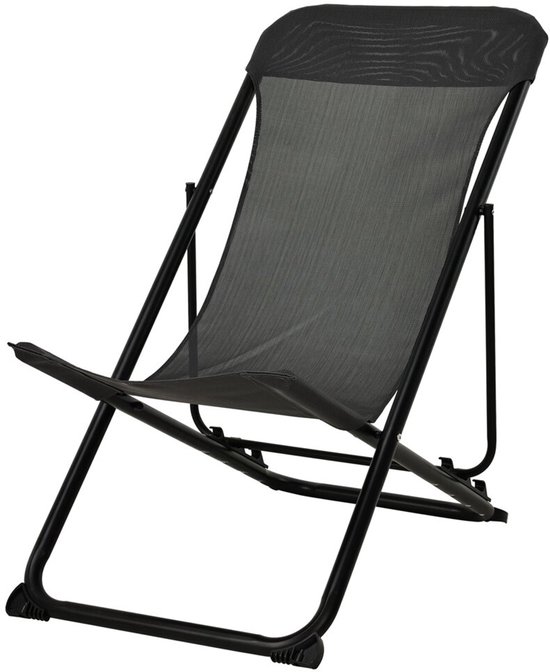 Ambiance - Opvouwbare Ligstoel – 3-standen Verstelbaar – Ademende stof – Tuin, Balkon & Strand