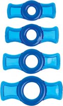 Cockring Set - Blue - Cock Rings -