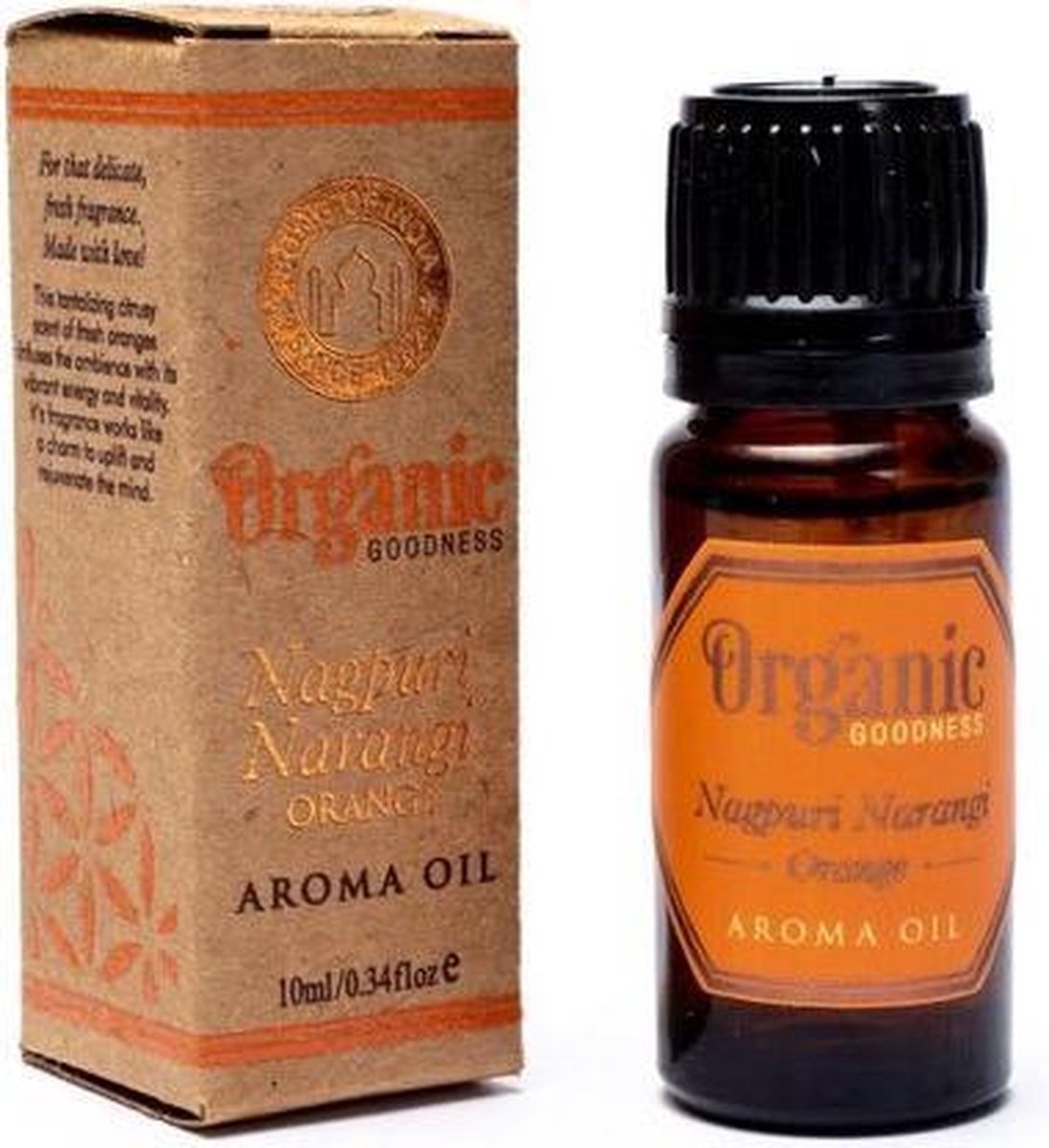 Goedkoopste Organic Goodness Aroma Olie Nagpuri Narangi Sinaasappel (10 ml