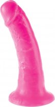 6" Slim - Pink - Realistic Dildos - Strap On Dildos