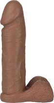 Vac-U-Lock - 8 Inch Realistic Cock Brown - Realistic Dildos -