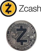 Cryptocurrency Blockchain Z-CASH Metalen Muntenverzameling