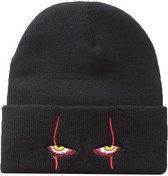 Demon Eyes Muts - Beanie - Wintermuts - Dames - Heren - Zwart